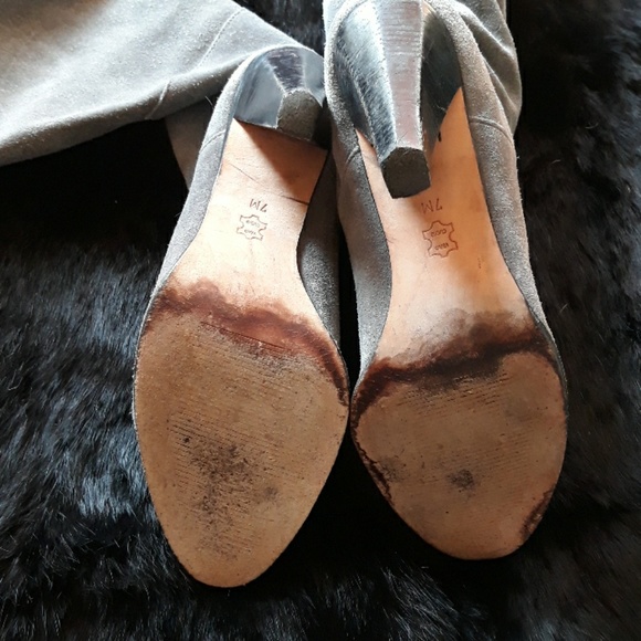 Vero Cuoio gray leather boots! - Picture 2 of 7